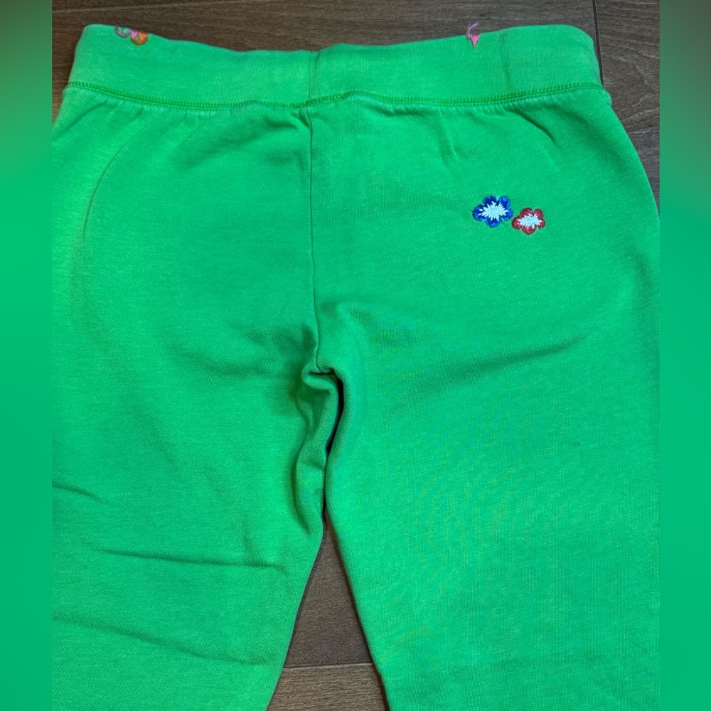 Y2K PINK Victoria's Secret Neon Green Ankle/Capri Jogger - Picture 6 of 12